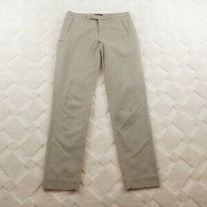 ATM Enzyme Wash Slim Pant Womens 2 Flat Front